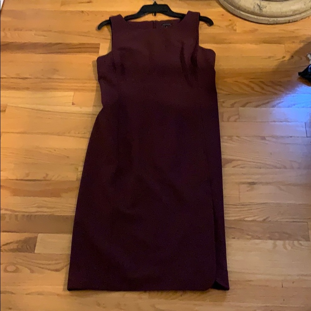 ANN TAYLOR EGGPLANT COLORED DRESS